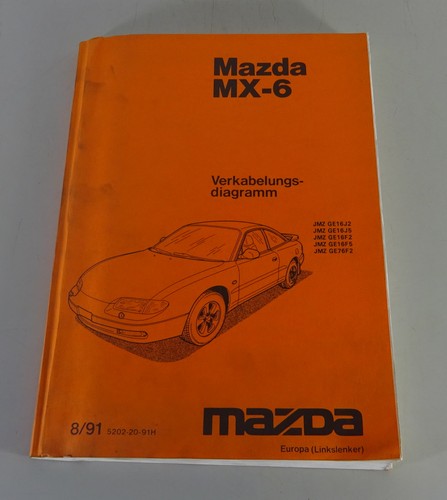 Werkstatthandbuch mazda 6 - werkstatthandbuch, mx-6