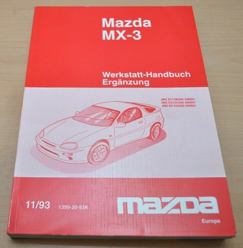 Mazda typ motor - mx-3, ca