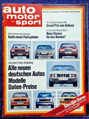 Auto motor sport - motor, ams