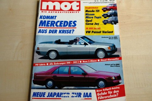 Mot 1989 mazda 121 lx - mot,