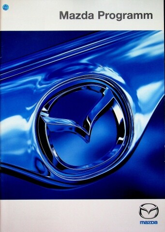 292075 mazda modellprogramm - 292075),