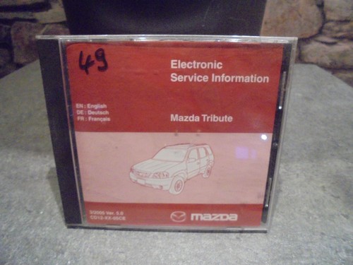 Mazda tribute service manual - service,
