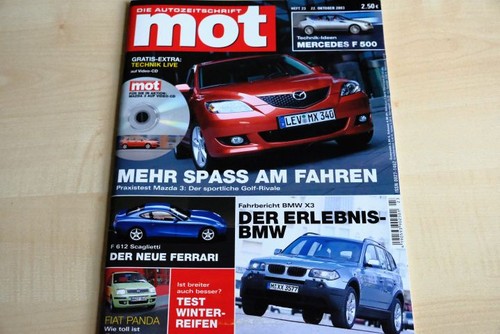 Mot 2003 mazda 3 - 3, sport